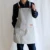 New Hot Selling Simple American Japanese Retro Padded Shoulder Strap Wash Canvas Men and Women Aprons Carpenter Hotel Overalls 8