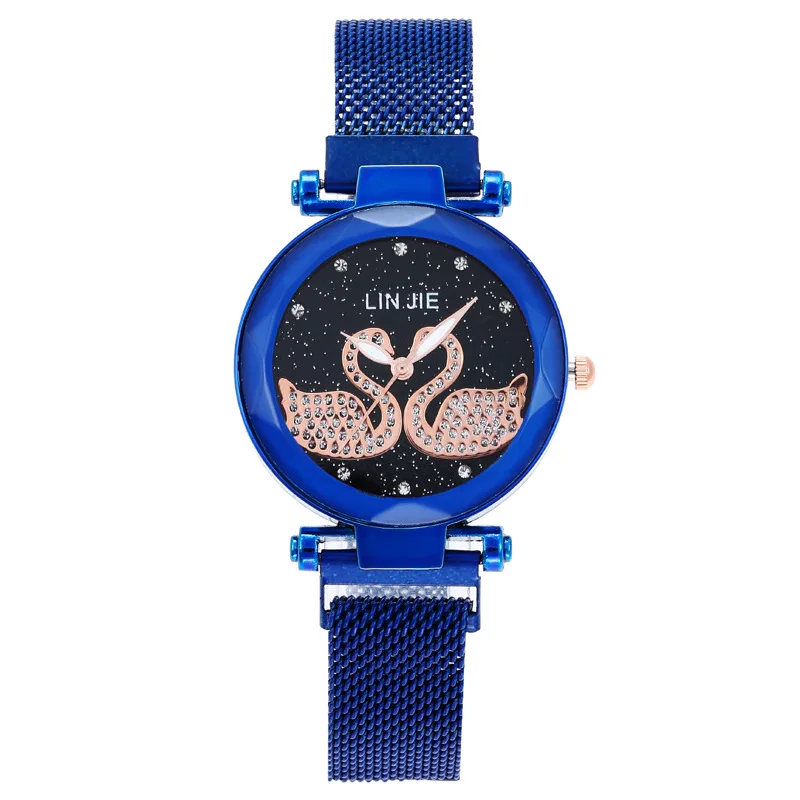 Style3 Модные магнитные часы для женщин, наручные часы, кварцевые часы, роскошные женские часы для девочек, элегантный браслет, часы, очаровательное платье, подарки - Цвет: Style3