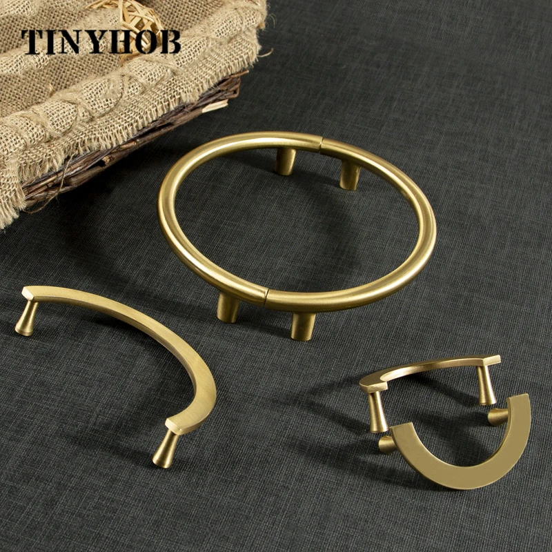 Semi circular Brass Knob/Handle Chinese Style Handles