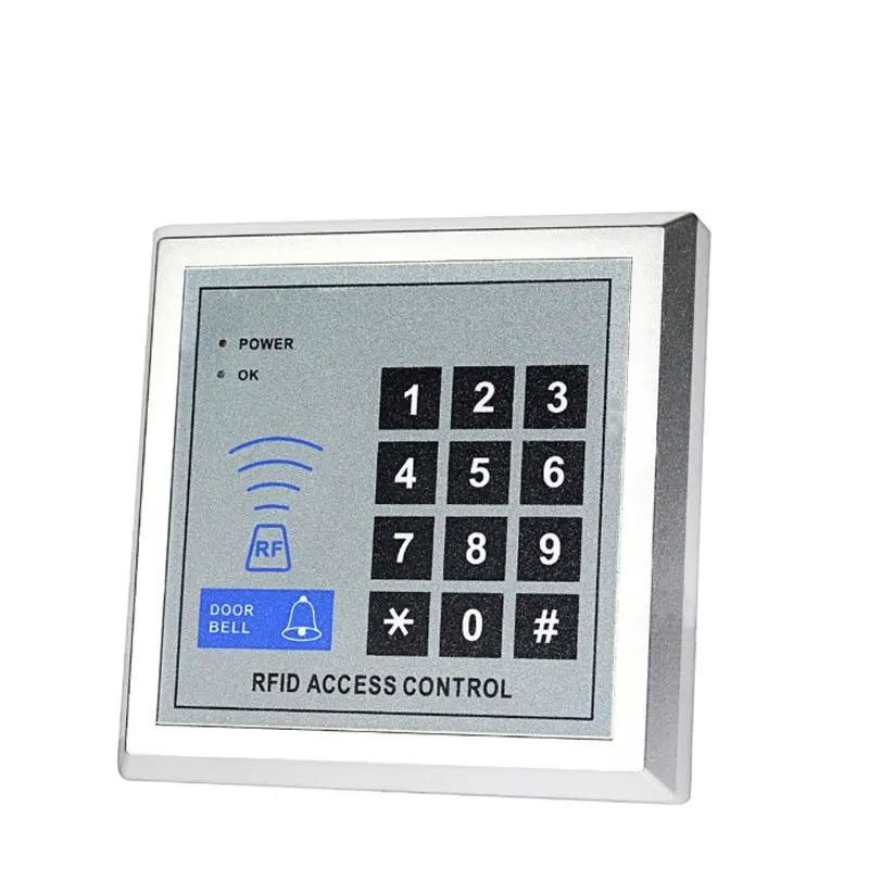 KINJOIN Security Password Keyboard 125KHz RFID Proximity Entry Door Lock Access Control System 500User +10 Keys
