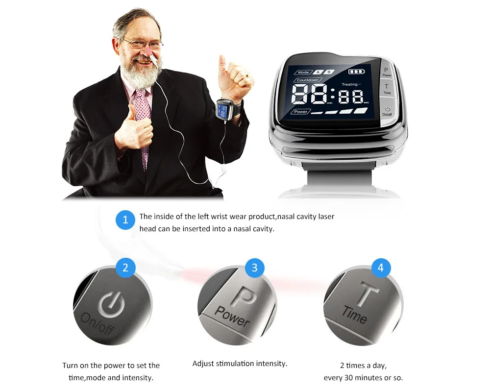 laser medical watch high blood pressure