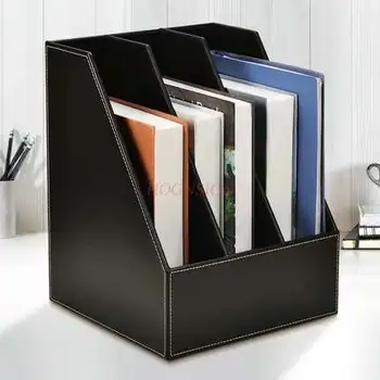 

Office three-tier desktop file shelf multilayer data frame folder storage box seat basket file shelf