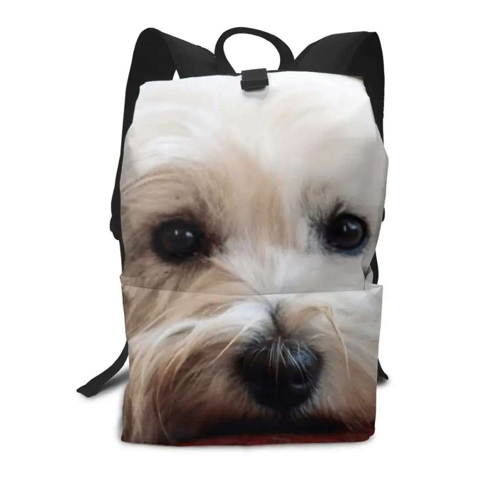 Westie рюкзак Westie рюкзаки многоцелевой трендовая Сумка Высокое качество школьный рюкзак подростковые мужские и женские сумки - Цвет: Molly The Westie