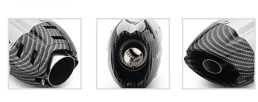 51 мм Универсальная Akrapovic Модифицированная выхлопная труба мотоцикла для Z1000 crf 230 Z800 R1 выхлопная труба расширение devil выхлопная труба