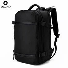 OZUKO Men's Backpack USB 17.3Inch Laptop Backpack School bag Large Capacity Travel Backpack Multi-functional Casual Male Mochila