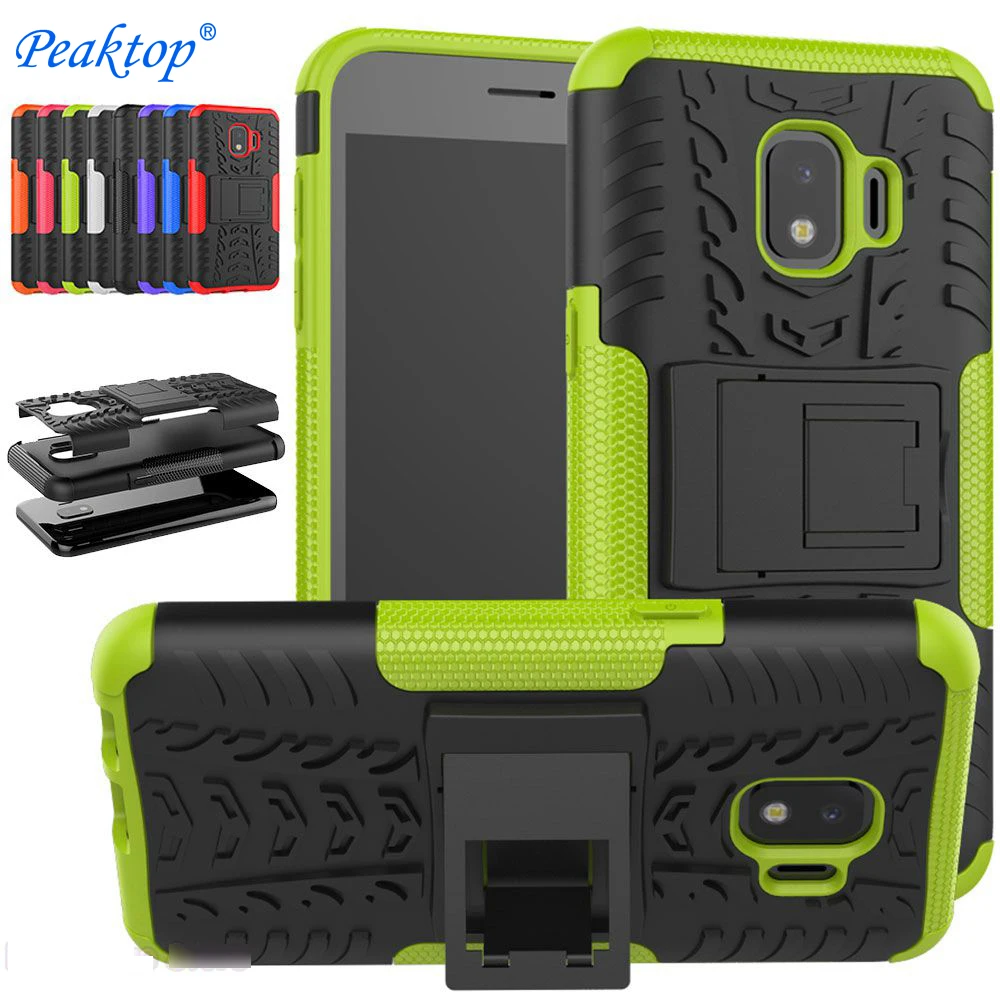 

Peaktop For Samsung Galaxy J2 Core SM-J260F/DS SM-J260G/DS Plastic Case J2Core 2018 J260 SM-J260F SM-J260M/DS Armor 2 in 1 Cover