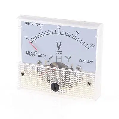 

85C1 0.5V Accuracy Analog Voltage Meter DC 0-20V Voltmeter