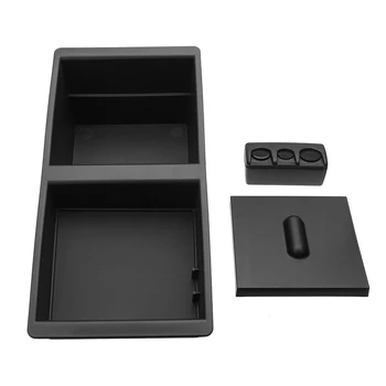 

Car Center Console Phone Storage Box Insert Trim Tray For Chevrolet Gmc 2014-17