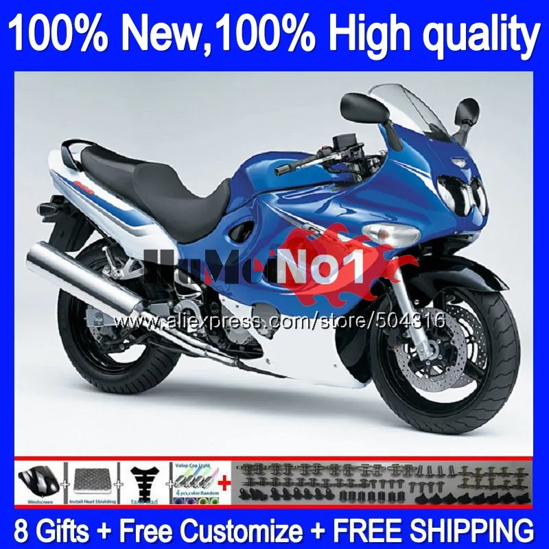 Корпус для SUZUKI Катана GSX750F GSXF750 2003 2004 05 06 07 13MC. 98 цвет: черный, синий GSXF 750 600 GSXF600 03 04 2005 2006 2007 обтекатель