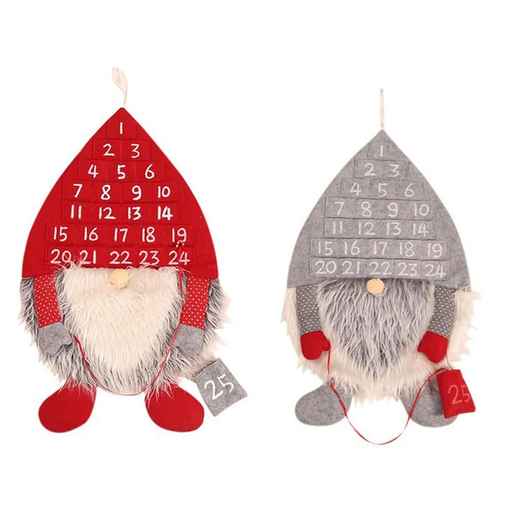 

Christmas Advent Calendar Home Decoration Forest Man Calendar Christmas Calendar Wall Pendant Home New Year Ornament 2020