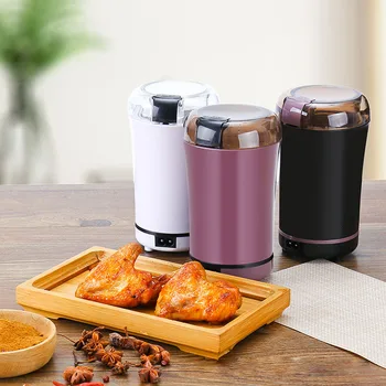 

150W Electric Coffee Grinder Mini Kitchen Salt Pepper Grinder Powerful Beans Spices Nut Seed Coffee Bean Grind Molinillo Cafe