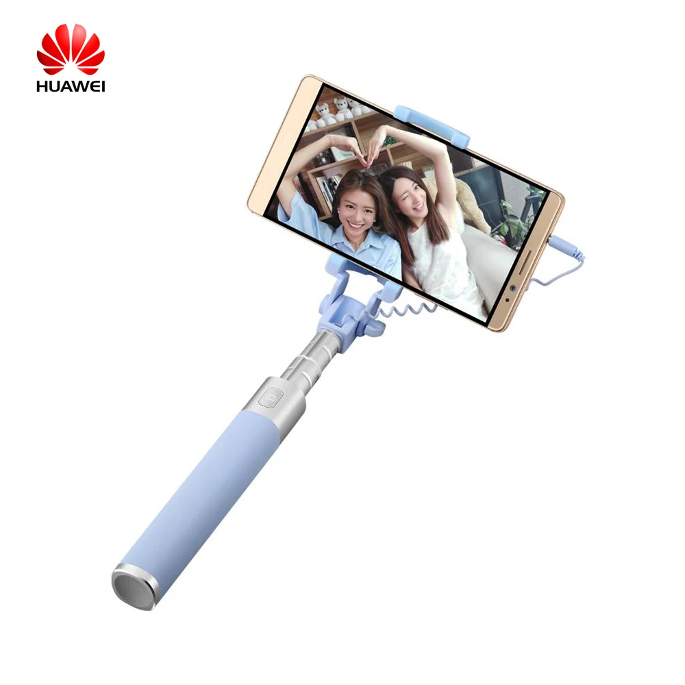 Huawei селфи-палка AF11, монопод, проводная селфи-палка, штатив, портативный выдвижной ручной затвор с 3,5 мм разъемом для iOS Android