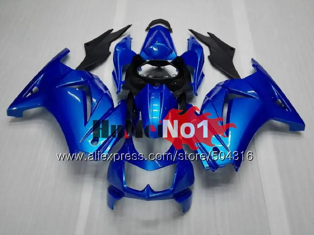 Комплект для KAWASAKI EX250 ZX250 R EX250R 10MC образования легкой пены. 3 ZX EX 250 250R ZX250R 2008 2009 2010 2011 2012 08 09, 10, 11, 12, зеленого и белого цветов обтекатель - Цвет: No. 24