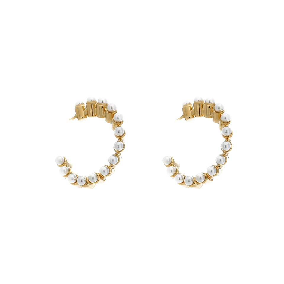 YMYW Pearls Vintage Brand Stud Earrings Creative Elegant Romantic Fashion Charm Earrings Bijoux for Women Party Gift High-Q