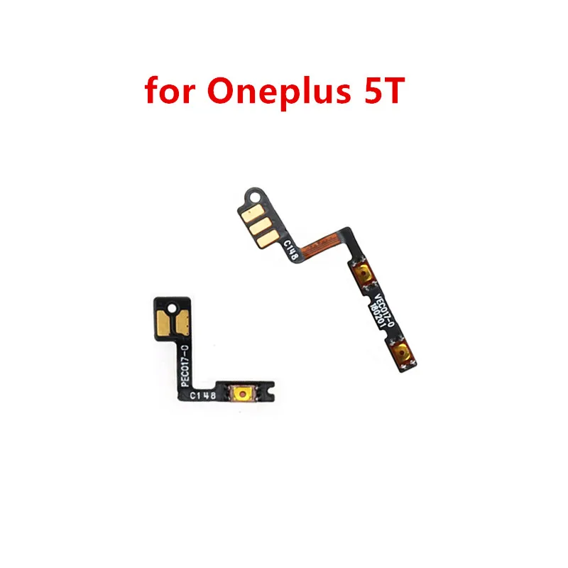 

for oneplus 5T Power Volume Side Key Button Flex Cable ON OFF Switch Flex Cable Replacement Repair Parts