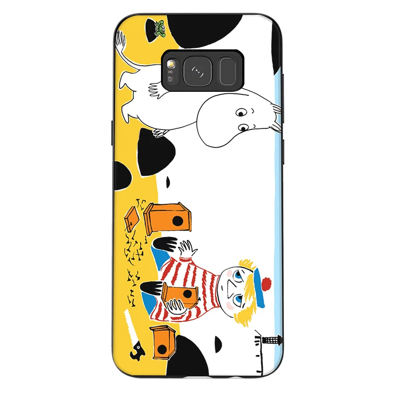 Сотовый Чехол для телефона для samsung A70 A60 A50 A40 A30 A20 A10 A10s A20s A30s A40s A50s A3 A5 A6 A7 A8 A9 крышка мультяшным персонажем Мумий Тролль с мультяшным бегемотом комплект