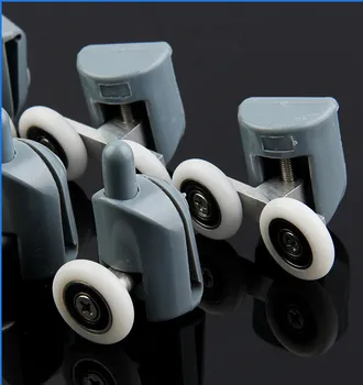 

8* Shower Rooms Cabins Pulley &Shower Room Roller /Runners/Wheels/Pulleys Diameter 23MM (4double top +4 singel bottom )