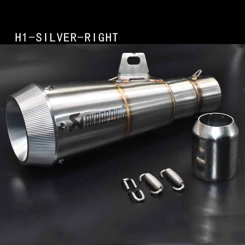 

Motorcycle Exhaust Pipe Universal for Escape moto Right Left Side FOR CRF 230 GSR 600 CB650F R6 GSXR750 CBR500RR ZX6R ER6N