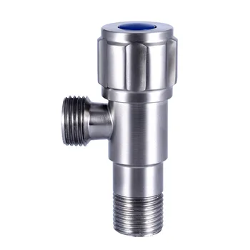 

Daolai Sanitary Ware Nine-Wheel Large Flow Angle Valve Stainless Steel 304 Thickened Four-Point Thread Triangle Valve