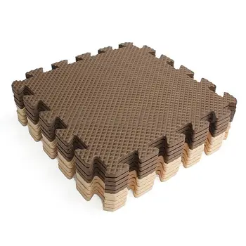 

Practical 20x Eva Puzzle Exercise Play Mat Interlocking Floor Soft Tiles Amount: 20Pcs