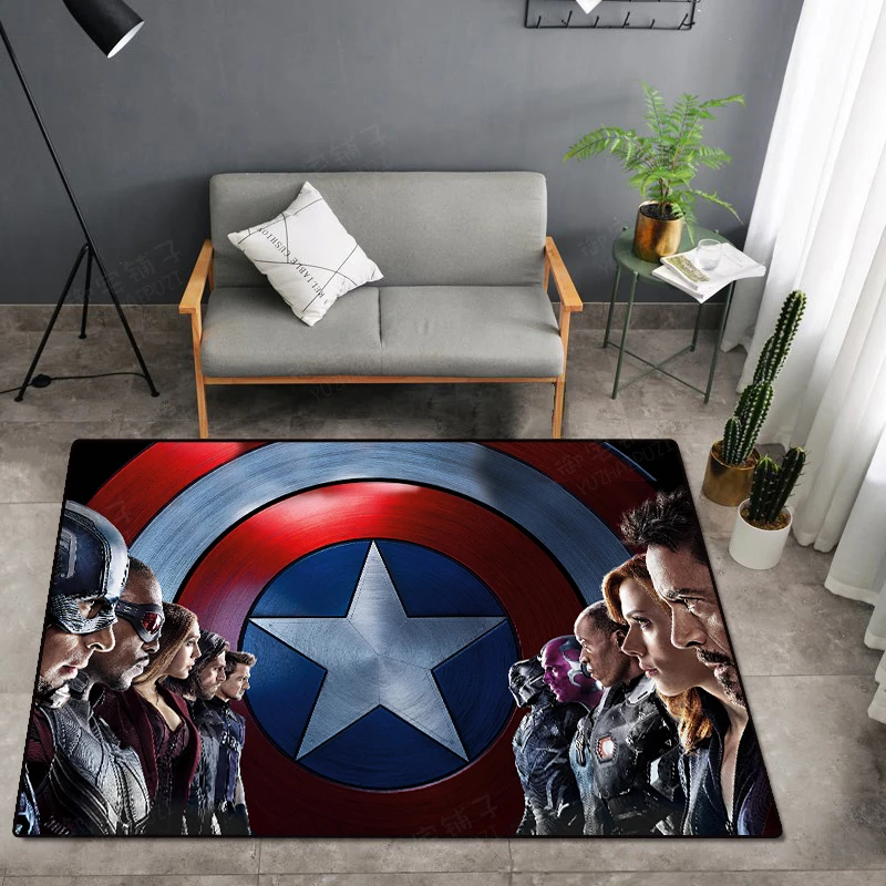 Style 10 Аниме Marvel, Мстители, герой, дверной коврик, ковер, пол, спальня, дверной коврик, нескользящий коврик, мультяшный подарок - Цвет: Style 10