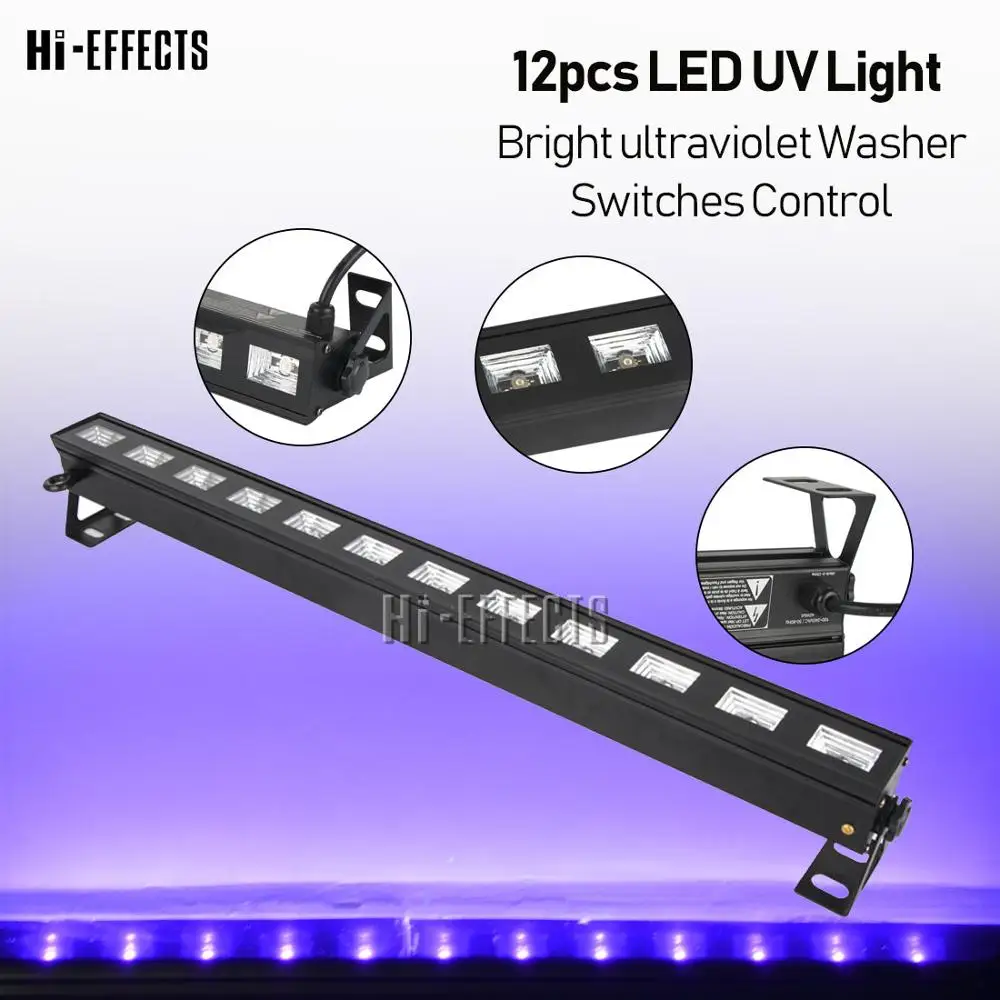 

Beam Wash Light 12*3W LED UV Wash Par Light Disco Ultraviolet Color LED Bar Wash Stage Light For Music Dj Party Show