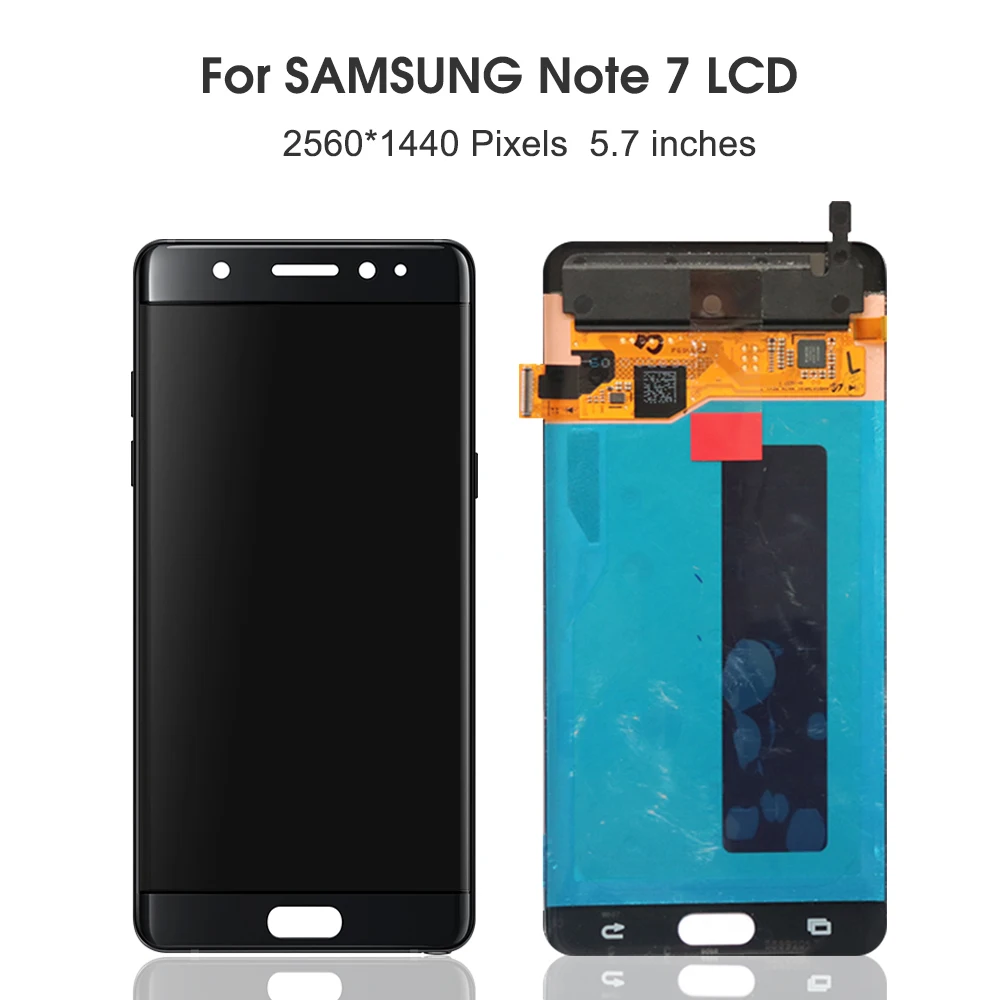 Original Super AMOLED LCD For Samsung Galaxy Note7 Note 7 LCD Display Touch Screen Digitizer Assembly 4