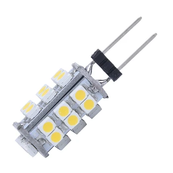 

5X G4 26 SMD LED Warm White Marine Light Bulb Lamp DC 12V 1.2W
