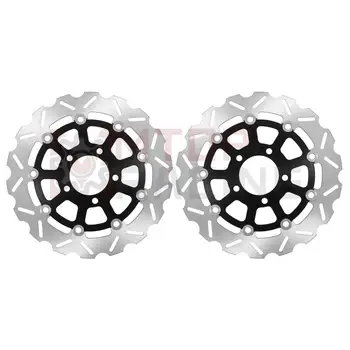 

Pair Front Brake Rotor For Suzuki GSF650 BANDIT 2005-2006 GSX600F GSX750F 2004-2006 SV650 2003-2010 2007 2008 2009 Brake Discs