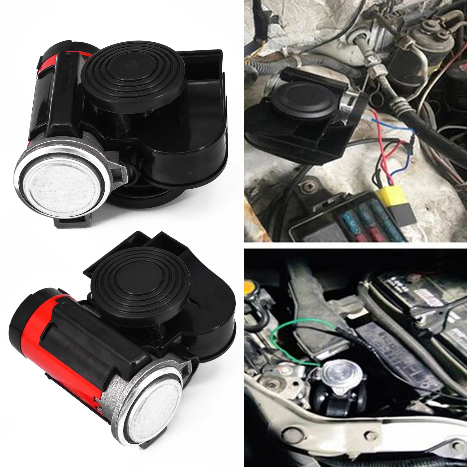 

Replacement Air Horn Motorcycle Electric Pump For Car Truck Train Set Dual Tone Super Loud Hot Durable