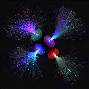 

Beautiful Romantic LED Fiber Optic Nightlight Lamp Color Changing D@