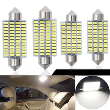 

4PCS Car Interior Light 42mm Super White 48-SMD 3014 LED 6000K DOME MAP Interior Light 578 211-2 Car Interior Accessories