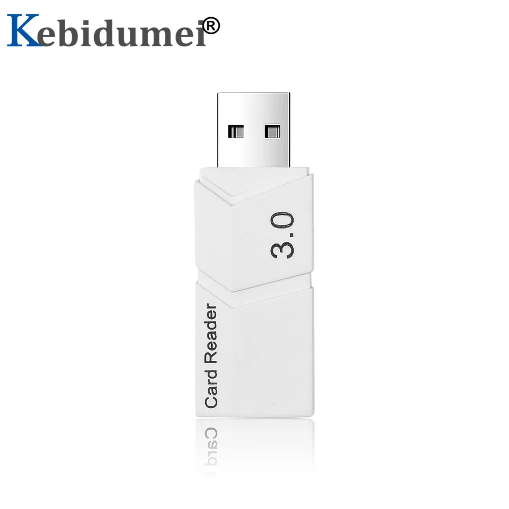 Kebidumei USB 3,0 TF кард-ридер адаптер смарт Micro SD кард-ридер для ноутбука компьютер TF карта данных передатчик адаптер