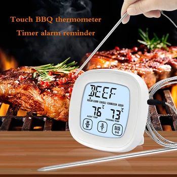 

1PC Household Digital Kitchen Food Cooking Steak Meat Grill BBQ Thermometer Oven Wireless Temperature Monitor Instant Read