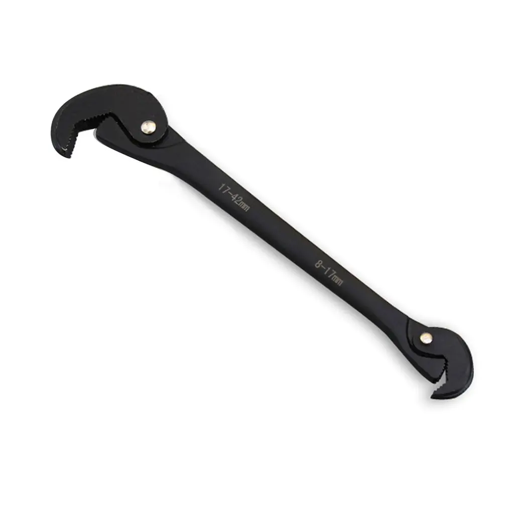 

8-42mm Universal Adjustable Multi-function Purpose Spanner Pipe Home Hand Tools Quick Snap Grip