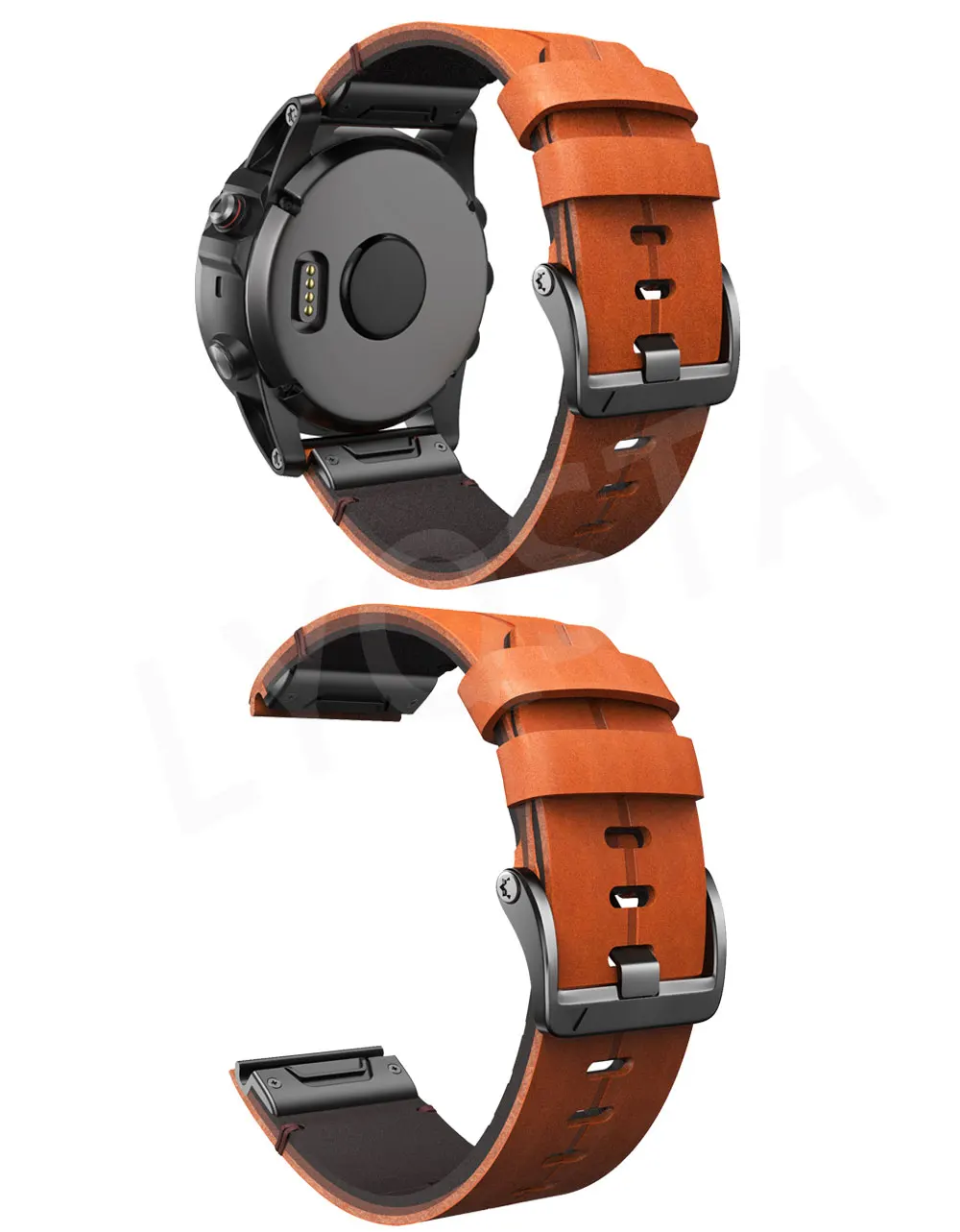Pulseira de Couro Genuíno para Fenix Plus 3 hr Descida Mk1 Esporte Pulseira Liberação Rápida Fenix 6 5plus Correa 26 22mm 6x Pro 5x 4 Acessórios inteligentes