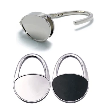 

2pcs Portable Metal Foldable Bag Purse Hook Bag Purse Table Hook Holder Setting Oval Blank DIY Jewelry Making Crafts