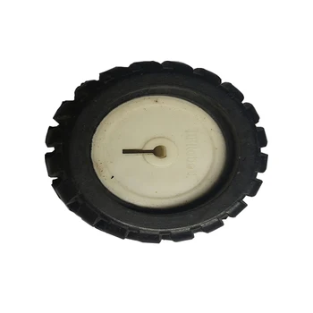 

D Axle Rubber Tire Robot Accessories 43MM Tracking RC Car Wheel Gear Model For N20 Reducer Motor