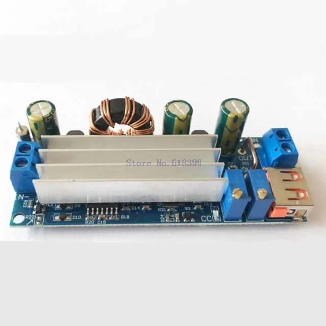 

A14-- 3.7V boost module dc-dc 2-24V to 3-30v 5V12V24V high power Input current 15A lithium battery Low voltage boost 45w-80w