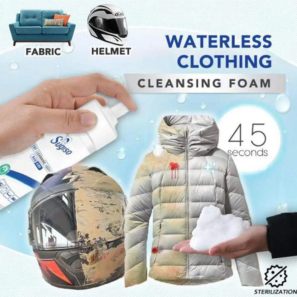 

150ml Down Foam Dry Cleaning Agent Dry Cleaning Spray Clothing Protection Wash-Free Liquid Cleaner Dry Cleaning Agent