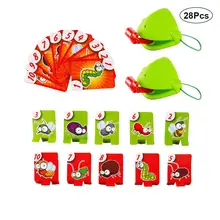 1 Набор прожорливая ящерица игрушка мультфильм Хамелеон Быстрый язык из ящерицы карты родитель-ребенок Взаимодействие игрушка для детей мальчики ребенок девочка