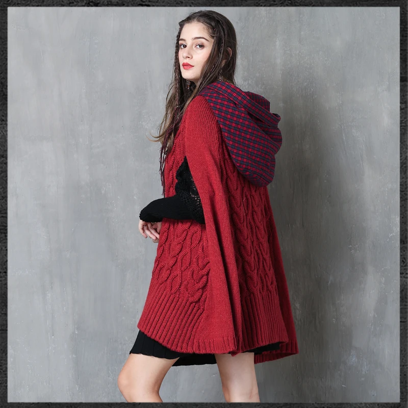 Winter swimming ashore quick wear warm jacket wool cloak vintage cloak
