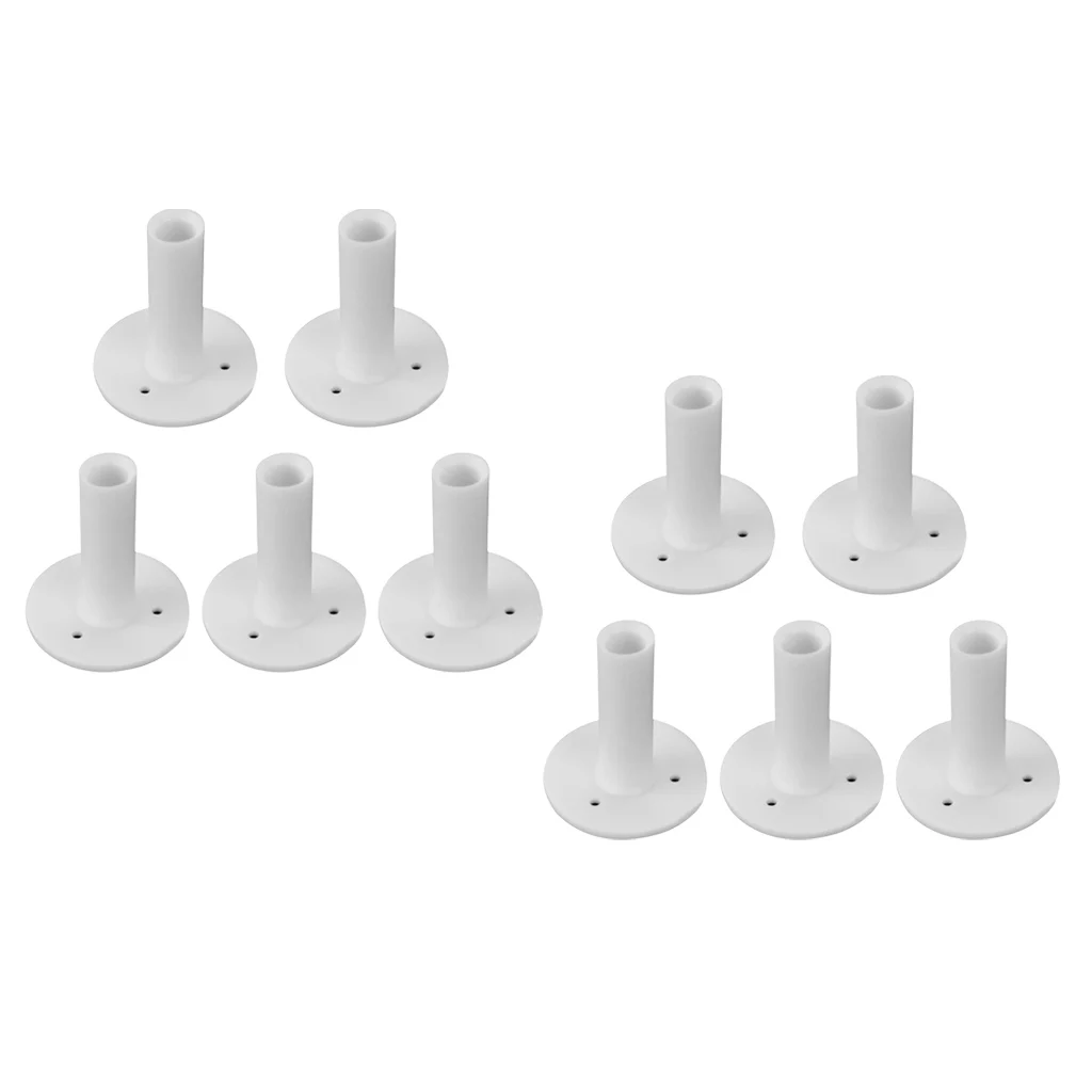 Count 10 Golf Rubber Tee Tees Holder Putting Practicing Tool Indoor Outdoor Backyard Training Aids