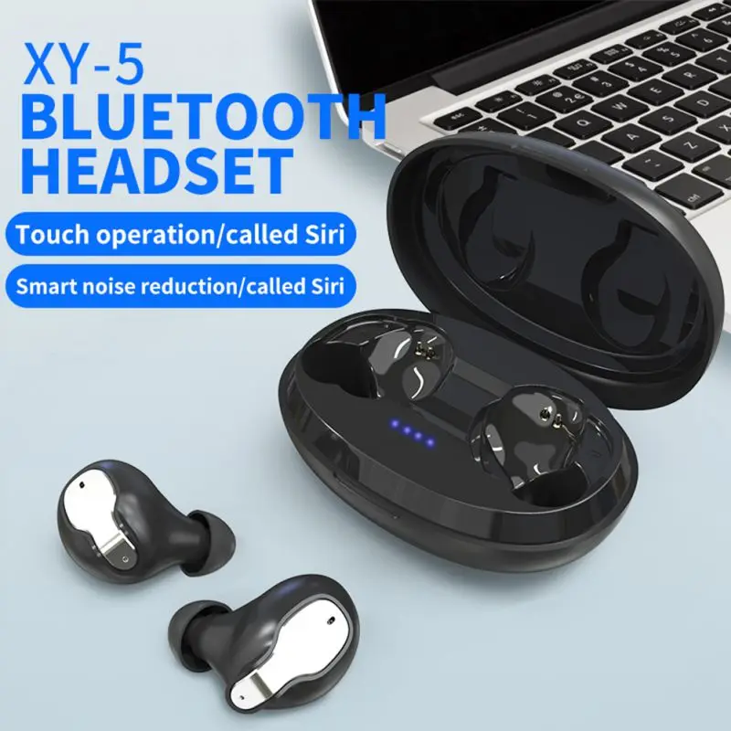 Мини Bluetooth наушники BT5.0 наушники с зарядный чехол Беспроводной чистый звук стерео наушники
