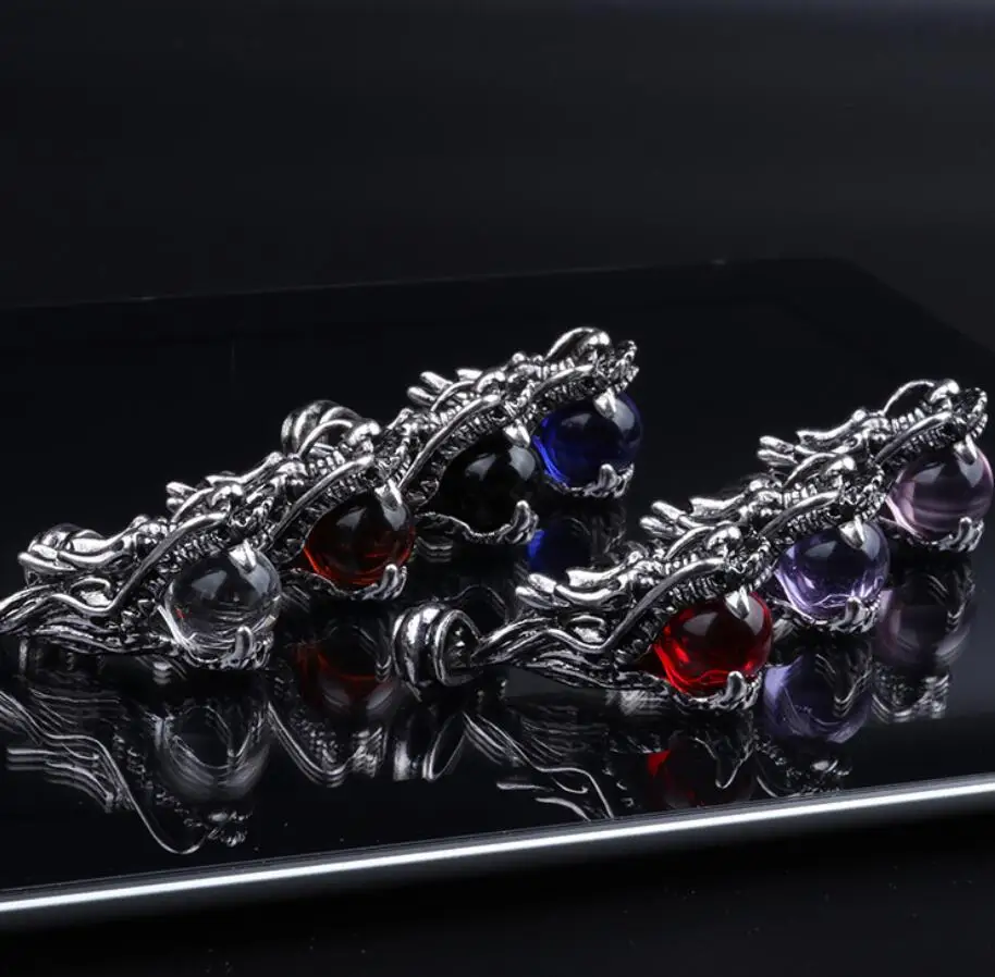Модное ожерелье для пары унисекс простой дикий Дракон ожерелье с подвеской в форме головы ювелирные изделия подарок на праздник Кулон
