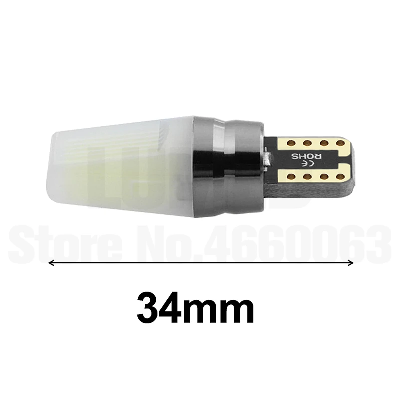T10 168 194 светодиодный супер яркий автомобильный светильник CANBUS W5W светодиодный COB авто внутренний боковой светильник номерного знака Лампа DC12-24V