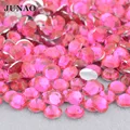 Rose Gold TearDrop Triangle Rivoli Round Rhinestones FlatBack Dress Glass  Stones Sewing Rhinestone Stones For Jewelry Clothes