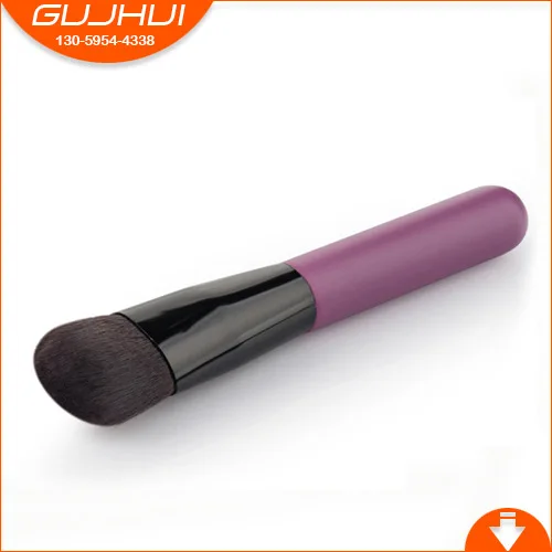 

Round head brush purple black foundation liquid brush makeup brush foundation brush multi-functional GUJHUI manufacturing