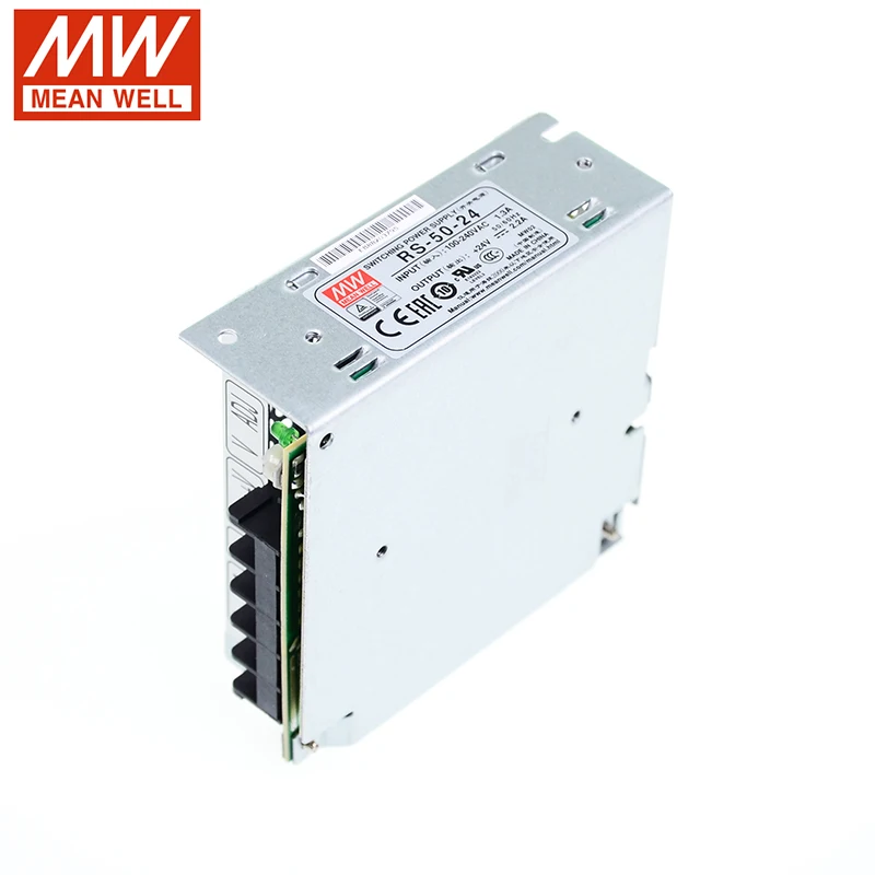 [Семь Неоновые] бренд MEAN WELL представляет RS-503.3V 5V 12V 15V 24V 48V 50W высокое Мощность высокая эффективность один Выход переключение Питание
