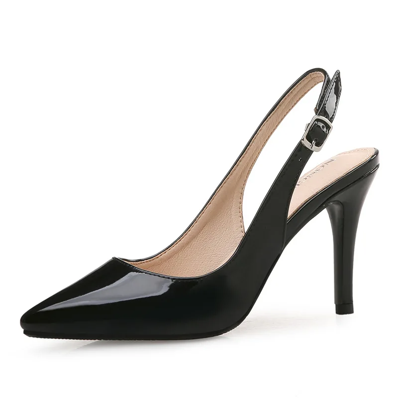 

Women High Heels Shoes 2020 New Spring Summer Pointed Toe Heels Sandals Women Hollow out Asakuchi Sexy 31-45 Sandalias de mujer
